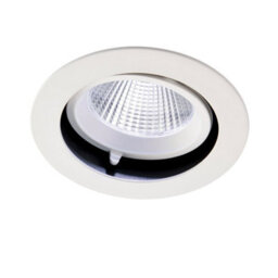 Luminosa Lighting Luminosa Axial Cct 30W Round 30W Recessed Downlight Matt White Paint - thumbnail 3