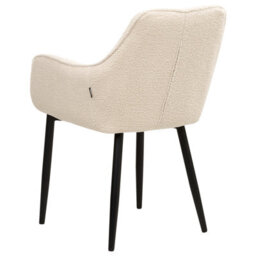 Beliani Set Of 2 Dining Chairs Alden Boucle Light Beige - thumbnail 7