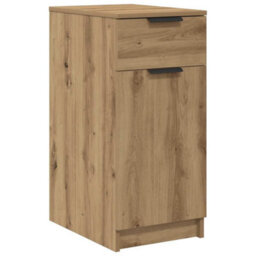 Berkfield Durable Desk Cabinet Artisan Oak 33X50X75 Cm Engineered Wood - thumbnail 1