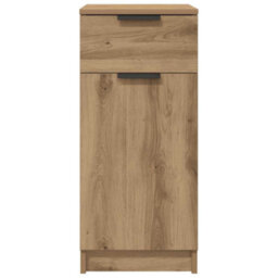 Berkfield Durable Desk Cabinet Artisan Oak 33X50X75 Cm Engineered Wood - thumbnail 4