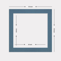 Ak Frames 10X10 Pompadour Picture Mounts To Fit 8X8 Aperture Size - Mount Board Only (No Frame Included) - thumbnail 3