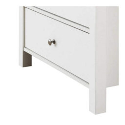 Timber Art Design Astbury 3 Drawer Bedroom Cabinet Chest Of Drawers White And Oak - thumbnail 6