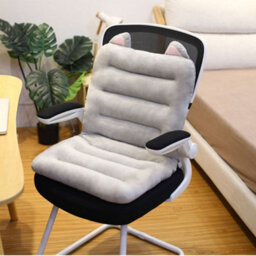 Living And Home Soft Comfortable Non-Slip Cartoon-Style Cat Ear Chair Cushion Seat Pad Indoor And Outdoor 85Cm(L) X 45Cm(W) - thumbnail 4