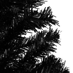 Walplus Artificial Pre-Lit Christmas Tree With Ball Set Black 150 Cm Pvc - thumbnail 5