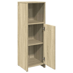 Walplus Bathroom Cabinet Sonoma Oak 30X30X95 Cm Engineered Wood - thumbnail 7