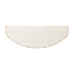 Floordirekt Sundae Self Adhesive Edged Soft High Pile Stair Tread Mat For Indoor Stairs Semicircular Cream 23.5 X 65 Cm - thumbnail 4