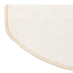 Floordirekt Sundae Self Adhesive Edged Soft High Pile Stair Tread Mat For Indoor Stairs Semicircular Cream 23.5 X 65 Cm - thumbnail 3