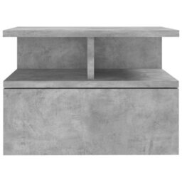 Vidaxl Floating Nightstands 2 Pcs Concrete Grey 40X31X27Cm Engineered Wood Floating Nightstands - thumbnail 5