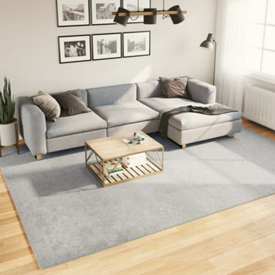 Walplus Rug Huarte Short Pile Soft And Washable Grey 240X340 Cm - image 1
