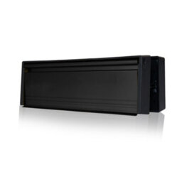 "UAP Limited Uap Petit Master 10"" Black Aluminium Draught Proof Letterbox For Upvc Composite And Wooden Doors 40 To 80mm" - thumbnail 1