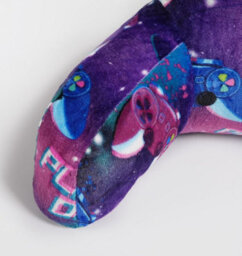 OHS Gaming Cushion Bed Pillow Reading Gamer Support Arms Lumbar Chair, Purple - thumbnail 8