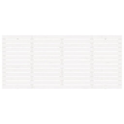 Berkfield Wall Headboard White 166X3X91.5 Cm Solid Wood Pine - thumbnail 4