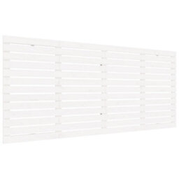Berkfield Wall Headboard White 166X3X91.5 Cm Solid Wood Pine - thumbnail 2