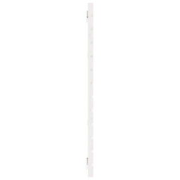 Berkfield Wall Headboard White 166X3X91.5 Cm Solid Wood Pine - thumbnail 5