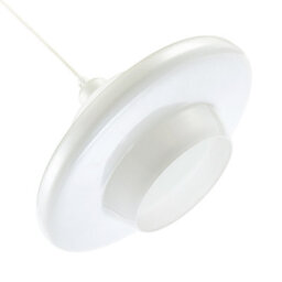 Happy Homewares Modern Ufo Disc Styled Ceiling Pendant Light Shade In Opal White Glass - thumbnail 5