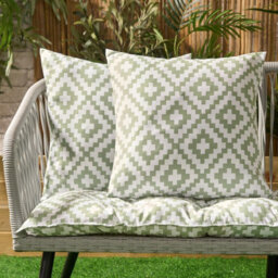 Ohs 4 X Geometric Cushion Cover 45 X 45Cm - Sage - thumbnail 4