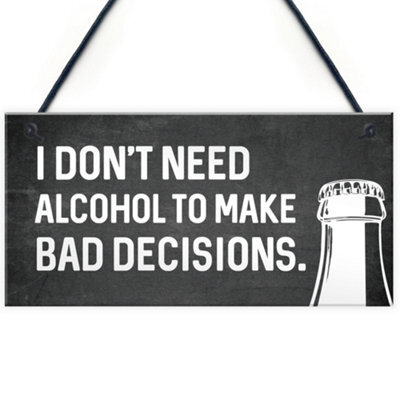 Red Ocean Funny Home Bar Sign Novelty Bar Accessories Man Cave Gifts For Him - image 1