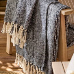 Yard Hedon Woven Indoor/outdoor Throw, Navy Blue, 130 X 180Cm - thumbnail 3