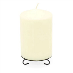 Traditional Round Black Metal Pillar Candle Holder Sets With Spikes Pack Of 4 - thumbnail 4