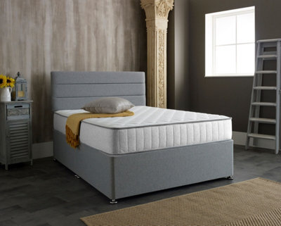 Starlight Beds Wavy Castle Memory Foam Spring Mattress Small Double - image 1