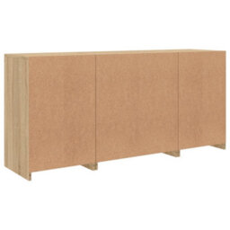 Berkfield Sideboard With Led Lights Sonoma Oak 142.5X37X67 Cm - thumbnail 8
