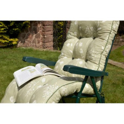 Glendale Garden & Leisure Deluxe Garden Relaxer Replacement Cushion Only- Renaissance Sage