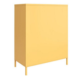 Novogratz Cache Metal Locker Cabinet With 2 Doors Yellow - thumbnail 2