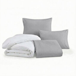 Ameha Duvet 13.5 Tog With Silver Duvet Cover & Matching Pillowcases, Breathable, Bedding Set, Super King 260X220Cm - thumbnail 1
