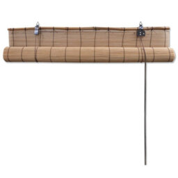 Berkfield Eco-Friendly Roller Blind Bamboo 150X160 Cm Brown - thumbnail 3