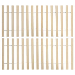 Beliani Bed Pine Wood Olendon 160 X 200 Cm (Eu King Size) Light Brown - thumbnail 7