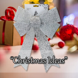 Tinsel Bow Light Up Christmas Decoration X 1 29Cm X 43Cm X 10Cm Silver - thumbnail 5