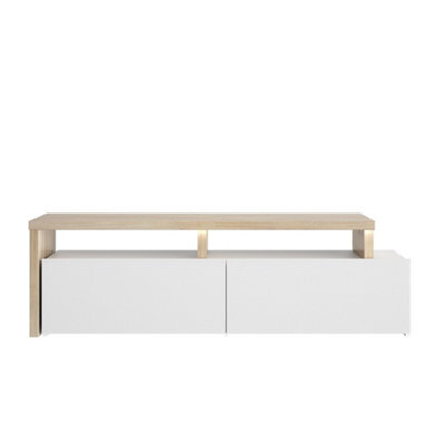 Diagone Oak White Television Stand - image 1