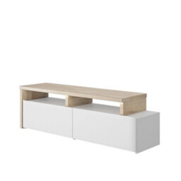 Diagone Oak White Television Stand - thumbnail 4