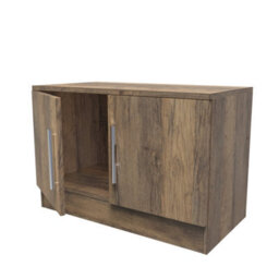Trent Compact 2 Door Tv & Media Unit In Vintage Oak (Ready Assembled) - thumbnail 5