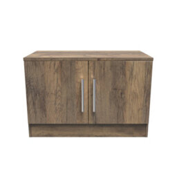 Trent Compact 2 Door Tv & Media Unit In Vintage Oak (Ready Assembled) - thumbnail 1
