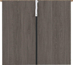 Seconique Lisbon 3 Drawer Chest In Black Wood Grain - thumbnail 6