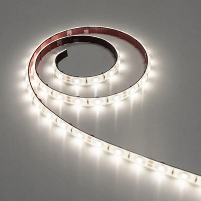 Bubly Bathrooms Flexi 2M Warm White Led Strip Light, Ip65 Waterproof, 60 Leds/m, Cuttable For Custom Diy Lighting