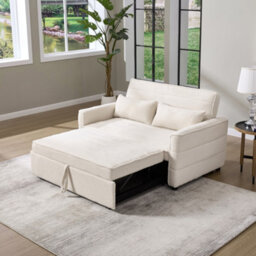 More4Homes Jasper Sofa Bed Pull Out Clic Clac 2 Seater In Boucle (Beige) - thumbnail 8