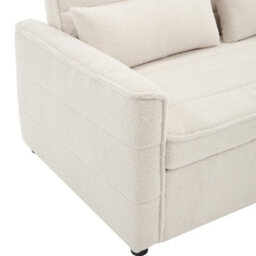 More4Homes Jasper Sofa Bed Pull Out Clic Clac 2 Seater In Boucle (Beige) - thumbnail 6