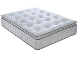 Divan Base Direct Dura Beds Cagliari 1000 Pocket Sprung Luxury Pillow Top Divan Bed Set 4Ft6 Double 2 Drawers Side- Lino Charcoal - thumbnail 2