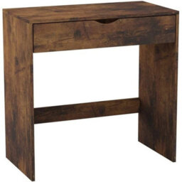 Compact Wooden Computer Desk With 1 Handleless Drawer - thumbnail 1
