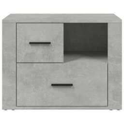 Berkfield Classic Bedside Cabinet Concrete Grey 60X36X45 Cm Engineered Wood - thumbnail 6