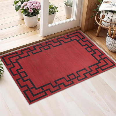 Oxford Homeware Printed Rug, Non-Slip Pet Friendly, Area Rugs And Floor Rug, (Lexi, 40X60Cm)