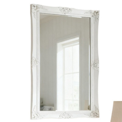Minster 150Cm Full-Length Wall & Floor Mirror - L4 X W60 X H150 Cm - White