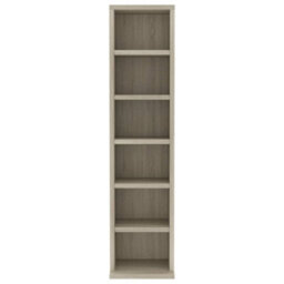 Vidaxl Cd Cabinet Sonoma Oak 21X20X88 Cm Engineered Wood - thumbnail 4