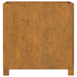 Berkfield Durable Planter With Legs Rusty 49X47X50 Cm Corten Steel - thumbnail 5