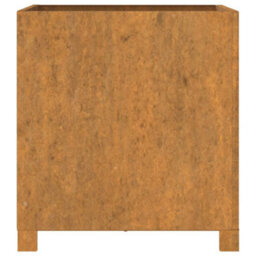 Berkfield Durable Planter With Legs Rusty 49X47X50 Cm Corten Steel - thumbnail 6