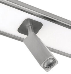 Luminosa Lighting Luminosa Ibiza Spotlight 3 Head With Backlit Light 30W Led Satin Nickel 4000K, 2200Lm, - thumbnail 4