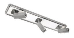 Luminosa Lighting Luminosa Ibiza Spotlight 3 Head With Backlit Light 30W Led Satin Nickel 4000K, 2200Lm, - thumbnail 1
