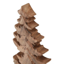 Natural Wooden Large Christmas Tree - Rustic Holiday Decor Centerpiece - thumbnail 2